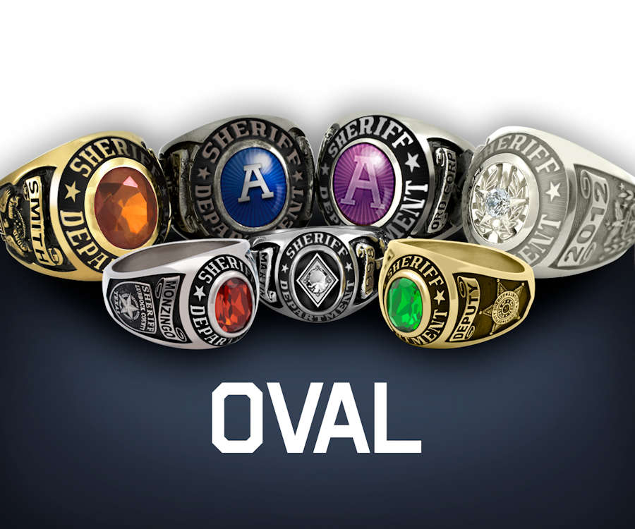oval style for sheriff-department