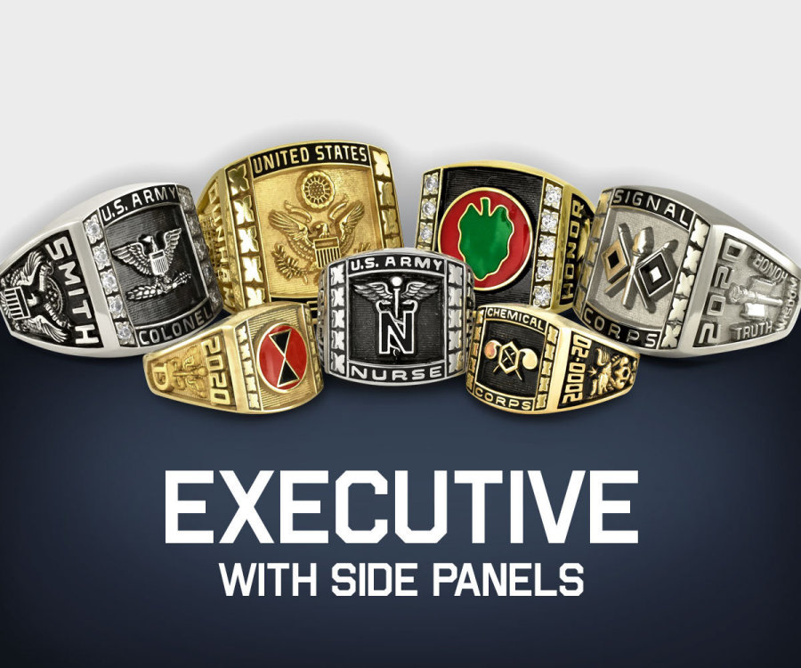 executive-with-sides style for army