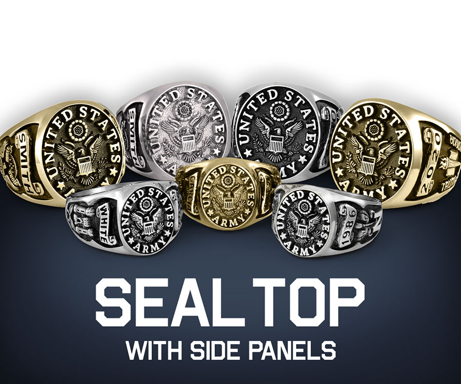 military-seal-with-sides style for army