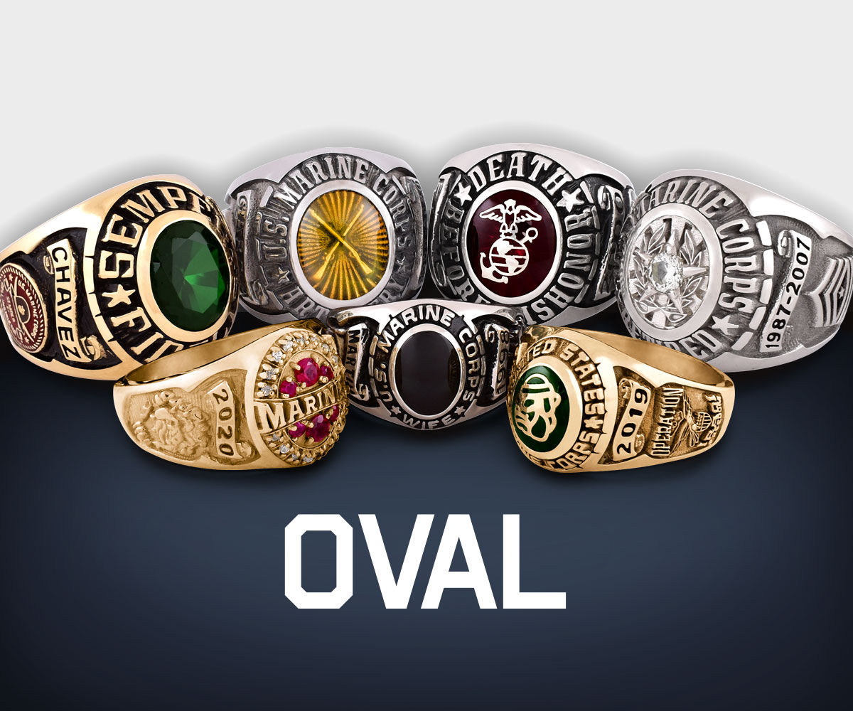 oval style for marine-corps