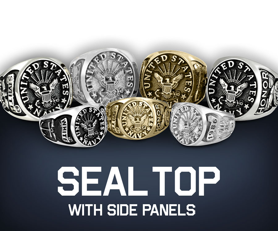 military-seal-with-sides style for navy