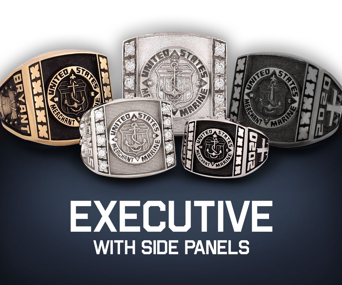 executive-with-sides style for merchant-marine