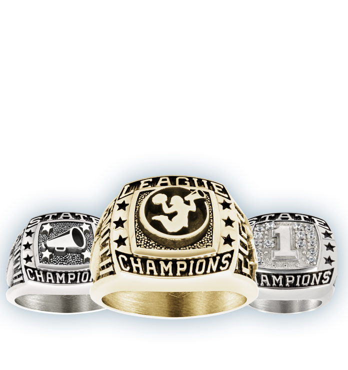Youth Cheerleading Championship Rings