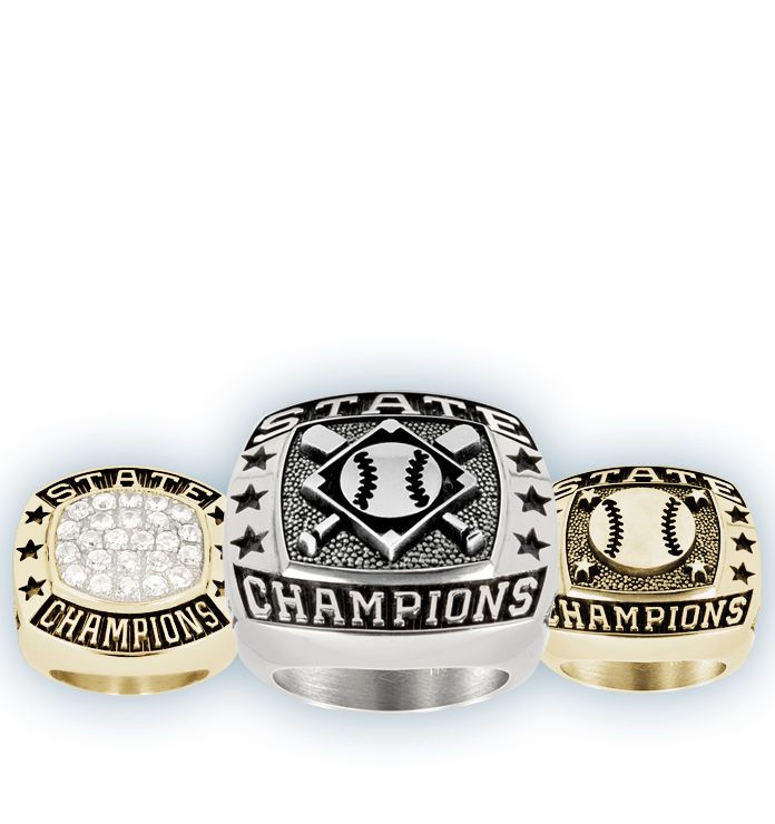 Youth Softball Championship Rings