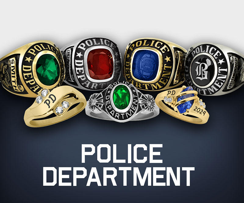 Police Department Rings